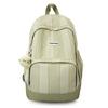 Schoolbag New Sweetheart Girl Corrugated Plaid Backpack Niche Design Sense Simple Versatile Female College Student Class Backpack
