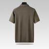 Dibenze Men's Plus Size Short Sleeve Polo Shirt