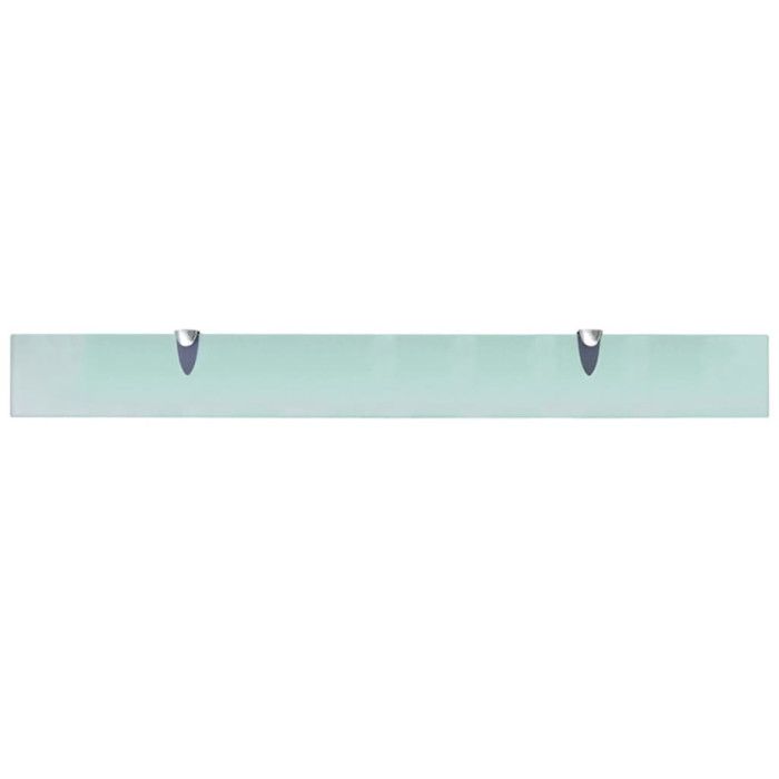 VidaXL Wall Shelves 2 Pcs Glass 90 X 10 Cm 8 Mm