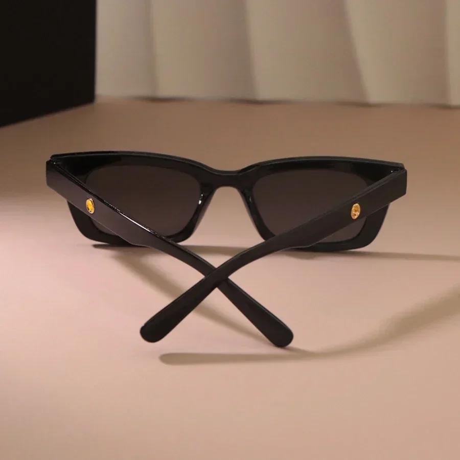 Rectangle Sunglasses Women Fashion Men Square Vintage Stylish Sun Glasses Oversized Ladies Mirror Outdoor Eyewear