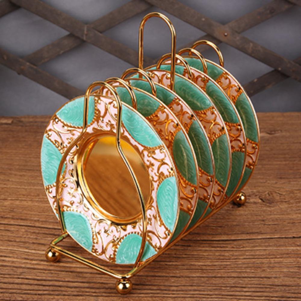 Coasters, High-end Meals, Dishes, Restaurant Utensils, Ornaments, Simple Retro Classic Creative Placemats, Thermal Insulation Pads, Waterproof Pads