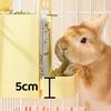 Pet Cage Rack Large Capacity Rabbit Hay Rack Wall Hanging Chew Proof Hay Feeder Plastic Stable Grass Rack Indoor Rabbit Cage