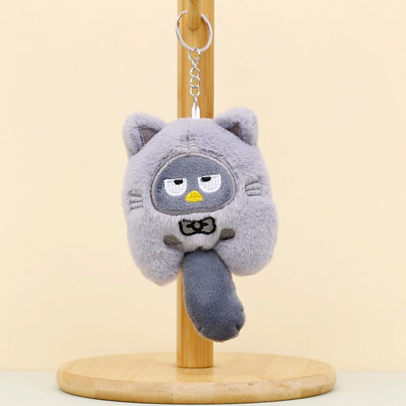 Adorable Sanrio Keychain Plush Toy Kuromi Cinnamoroll Cute Doll Bag Charm