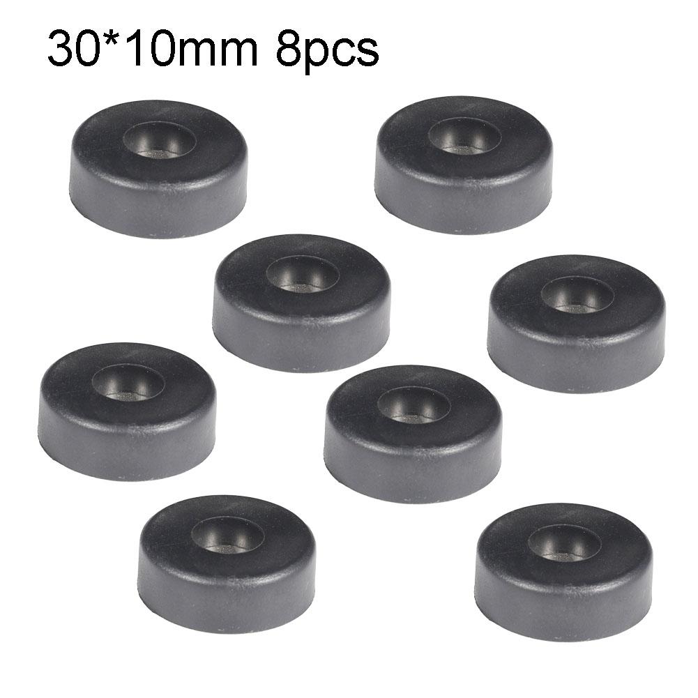 8pcs Speaker Cabinet Rubber Table Conical Full Size