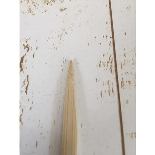 Yamato Bussan Bamboo Skewers, Natural, 18cm, Business Prosperity, Flat Bamboo Skewers, Commercial Use, 250 Pieces