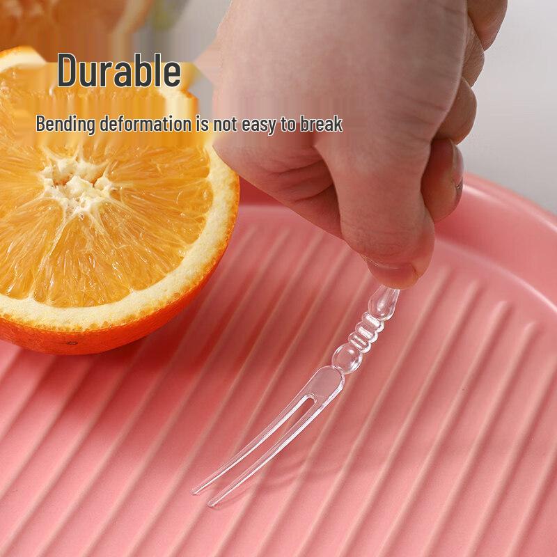 ZISIZ Disposable Plastic Fruit Picks