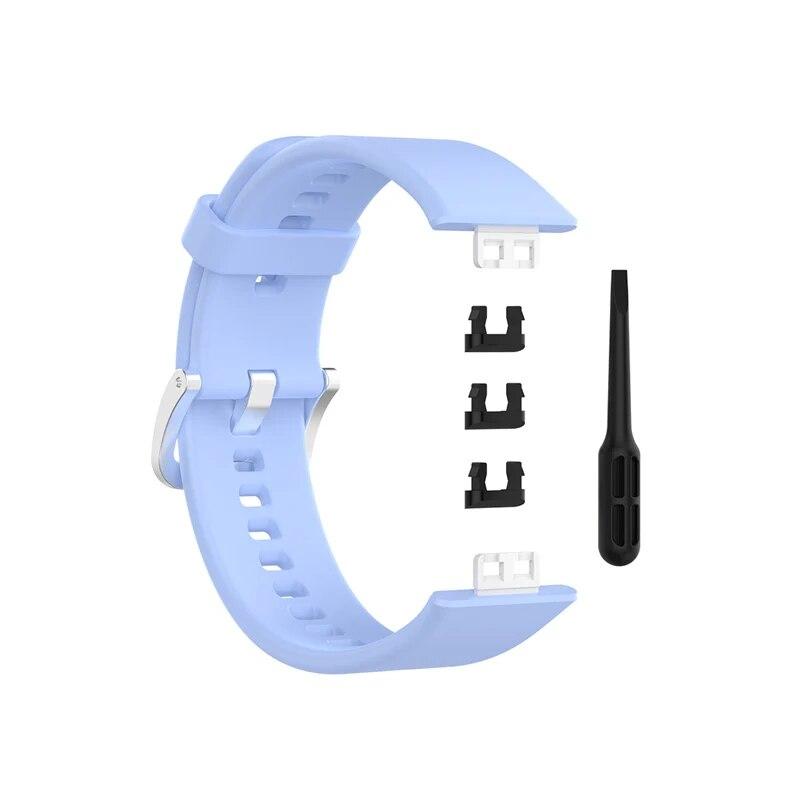 Silikonový řemínek pro chytré hodinky Huawei Watch Fit Měkký sportovní pásek na zápěstí Pouzdro na hodinky Náramek huawei fit Pásek na hodinky