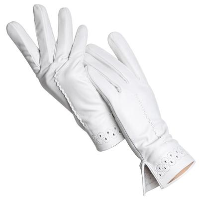 High Quality Fashion Women's Gloves Color Sheepskin Winter Warm Thin Gloves 2024