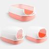 Kitten Litter Box Cat Bedpan Pet Anti Splash Toilet Fully Enclosed Spillproof Deodorant Cat Toilet Plastic Sandbox Sanitary Tray