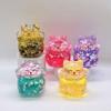 Nagaya Lykkekatt Dukke Skrivebordspynt Søt Tegneserie Katt Modell Leke Resin Tilbehør