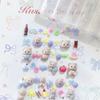 1 szt. Kreskówkowy Miś Silikonowa Forma do Paznokci Nail Art Szablon do Paznokci Ozdoby Nail Art Relief Manicure Forma Szablon do Paznokci