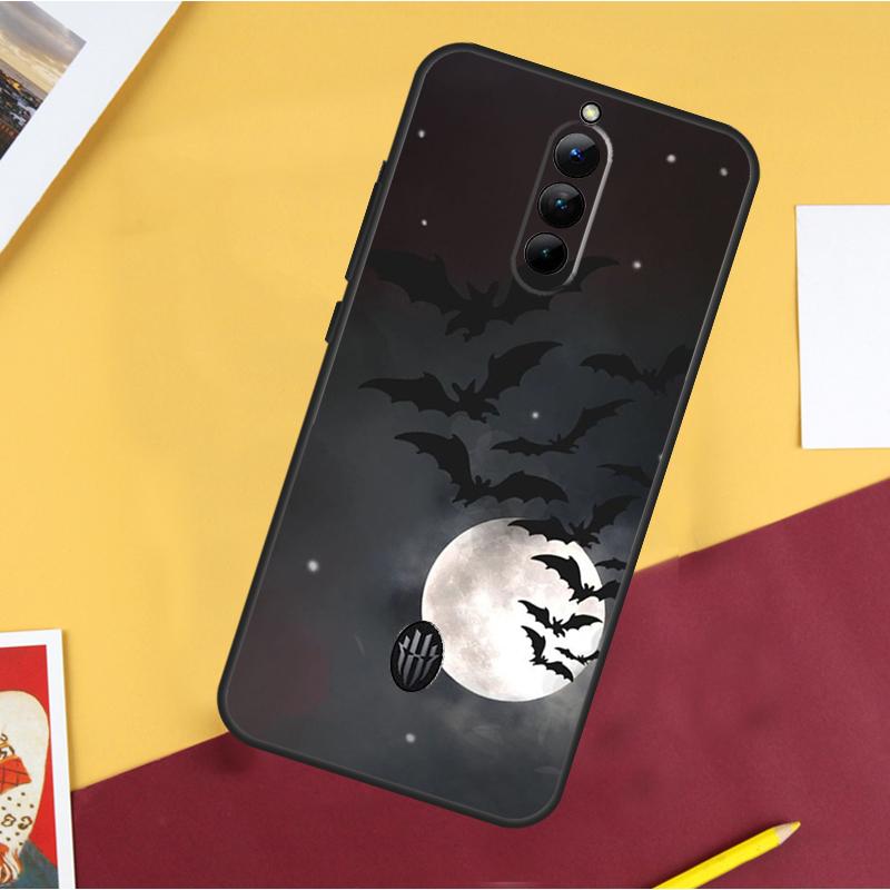 

Gothic Horror Bats Full Moon Case For ZTE Nubia Red Magic 11 Pro Plus 8 9 10 Air 8S 9S 10S Pro Plus 6 7 6S 7S Pro Cover RedMagic 8S Pro Plus