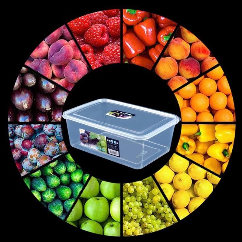 Zhishi Kunststoff Transparenter Versiegelter Lebensmittelaufbewahrungsbehälter Set