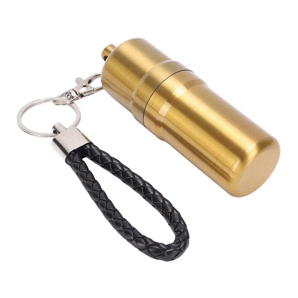 Portable Metal Storage Jar Aluminum Alloy Airtight Container Multipurpose Water Proof Small Bottle for Outdoor Camping Travel