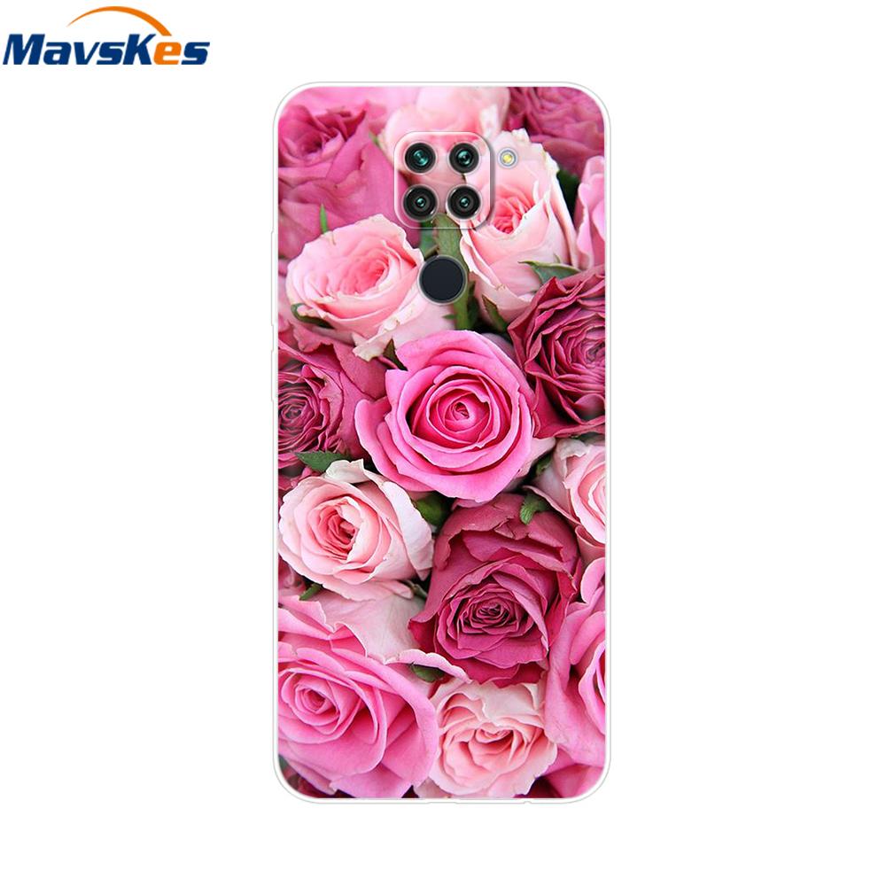 Phone Case For Xiaomi Redmi Note 9 Case 6.53'' Soft Silicone TPU Back Cover for Xiaomi Redmi Note 9 Note9 Case Coque Fundas Para