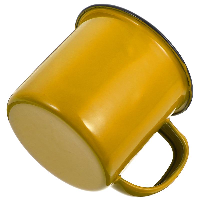 Mug Enamel Cup Mugs Coffee Cups Camping Tea Drinking Vintage Metaliron Campfire Water Tin Tumbler Retro Espresso Hot Travel