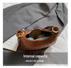 2025 Women's Versatile Woven Shoulder Bag - Fashionable Dumpling Style for Commuters