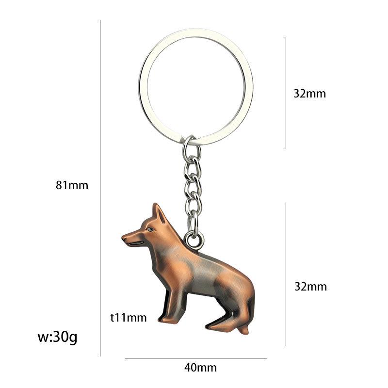 Custom Cartoon Pet Keychain: Puppy & Cat Head-Shaking Pendant - Fun Gift