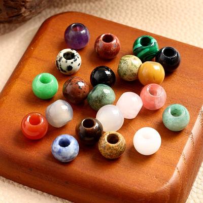 12mm Crystal Agate Round Loose Beads with 5mm Hole - DIY Jewelry Material Accessories