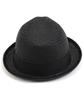 Yunibeosyeolkemiseuteuli Punk Short Black Summer Fedora Summer Hat