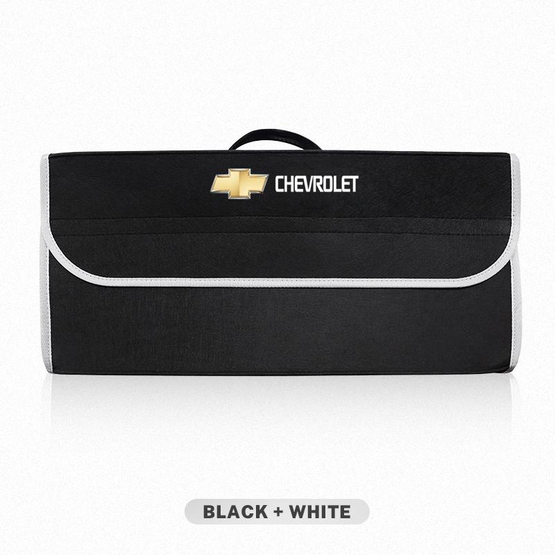 

Car Logo Large Space Foldable Storage Box Car Trunk Travel Bag For Chevrolet Lanos Corsa Aveo Volt Camaro Lacetti Matiz Onix SS чёрный