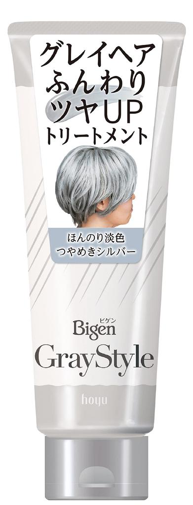 Bigen Gray Style Gray Care Shiny 200g Gray Treatment, Silver, (For Hair)