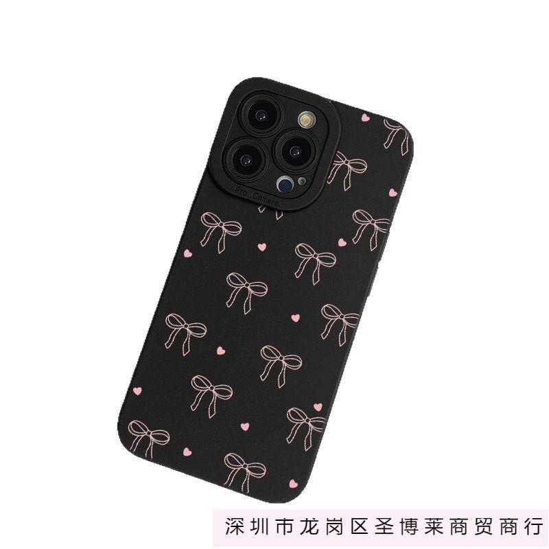 Bow for Apple 15 mobile phone case iphone12promax case 14/13/11/XSMAX1678