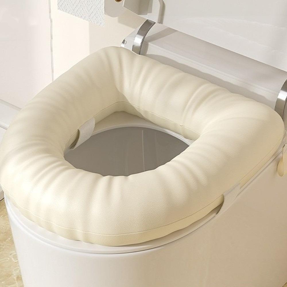 Waterproof Toilet Seat Cushion Height Increasing Leather Toilet Seat Toilet Seat Cover Washroom