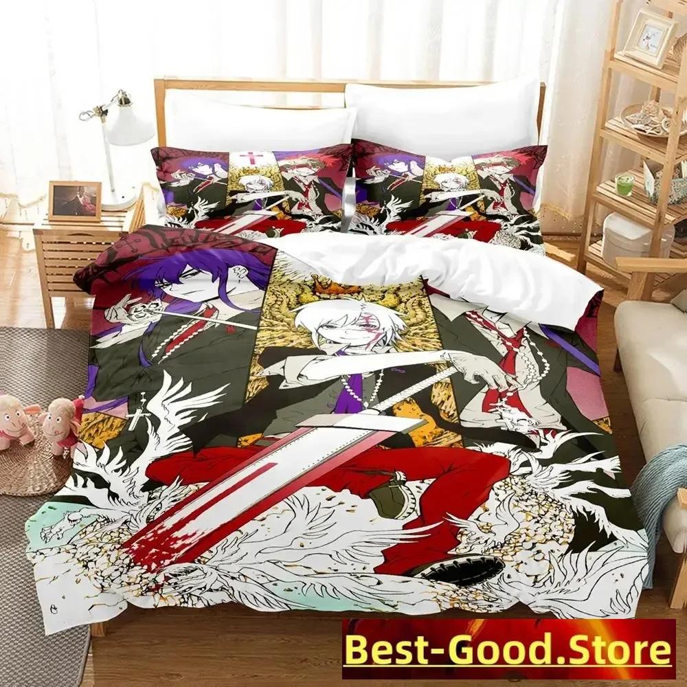 New D.Gray-man Bedding Set Single Twin Full Queen King Size Bed Set Adult Kid Bedroom Duvetcover Sets Anime Parure De Lit Bed