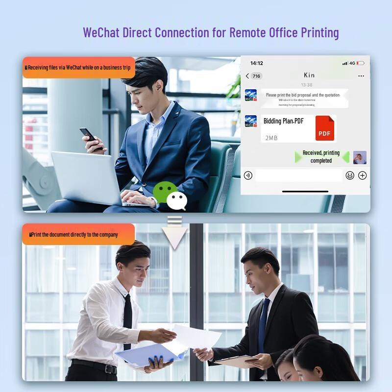 Deli M2500ADW 3-in-1 Monochrome Laser Printer CN plug (adapter included)