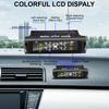TPMS Tyre Pressure Monitoring System Solar Power LCD Display with 4 Internal/External Sensor  Waterproof Temperature Warning