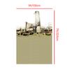Urban Nightscape Backdrop-City Street Scene for Weddings,Birthdays,Party Banner,Picturesque Scene,Wall Tapestry