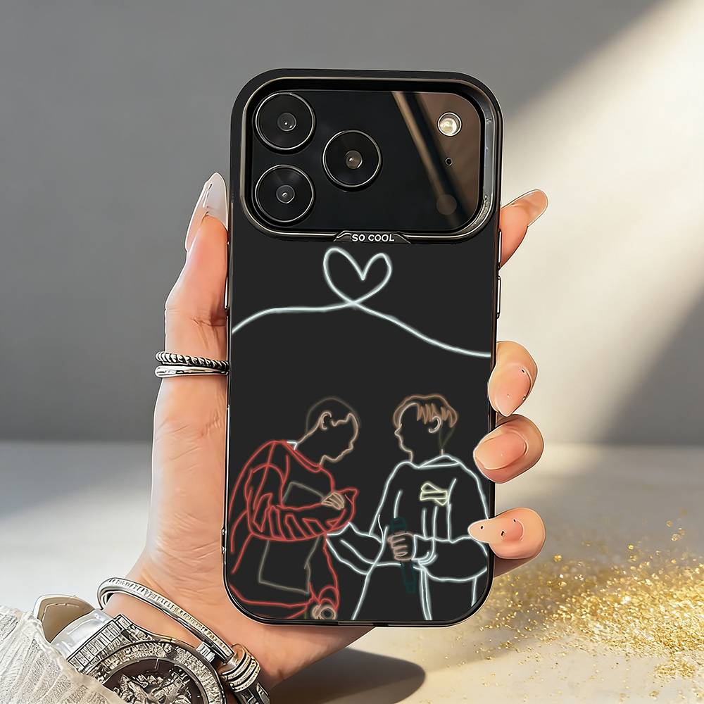 M-Marcus M-Martinus Air Phone Case For iPhone17,16,15,14,13,12,11,Pro,MAX White Matte Shockproof Cover