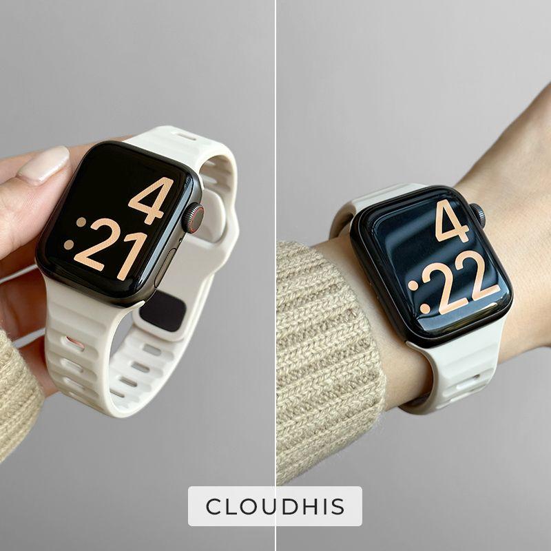 

Summer New Sports Silicone IWatch Strap for Apple Watch AppleWatch Breathable 8 Soft Ultra Men s 9 Niche S9 Women s S8 Trendy Fluorescence Green Ultra Starlight color iwatch10 42mm