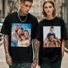 Custom Team T-Shirt Personalized Logo Photo Upload Front Back Cotton Tee