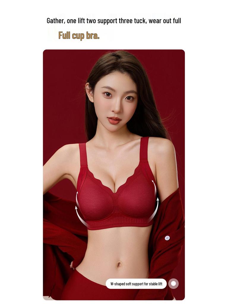 Women's Anti-Gravity Lift Bra - Seamless, Breathable, Adjustable, Anti-Sagging, Gathered Fit for Small Busts