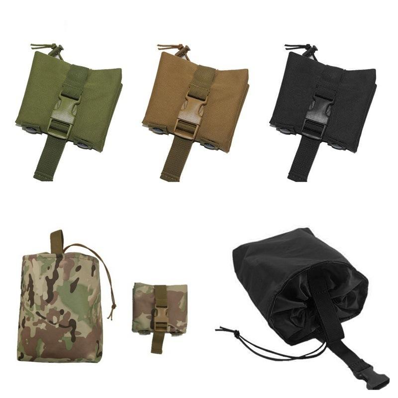 New Molle Folding Dump Drop Magazine Pouch Outdoor Camping Hunting Accessories EDC Foldable Recovery Mag Holster Waist Bag