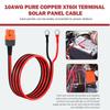 Cable Connector Adapter XT60 to O Ring Eyelet Terminal Plug Connector Cable 10AWG Silicone Wire Charger For RC Lipo Battery