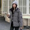 Womens Down Cotton Coat 2024 New Winter Cotton Jacket Women Thicken Warm Cotton-Padded Coats Female Puffer Parkas Casual Outwear