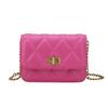 Popular small bag women's new diamond chain bag versatile messenger bag texture bag