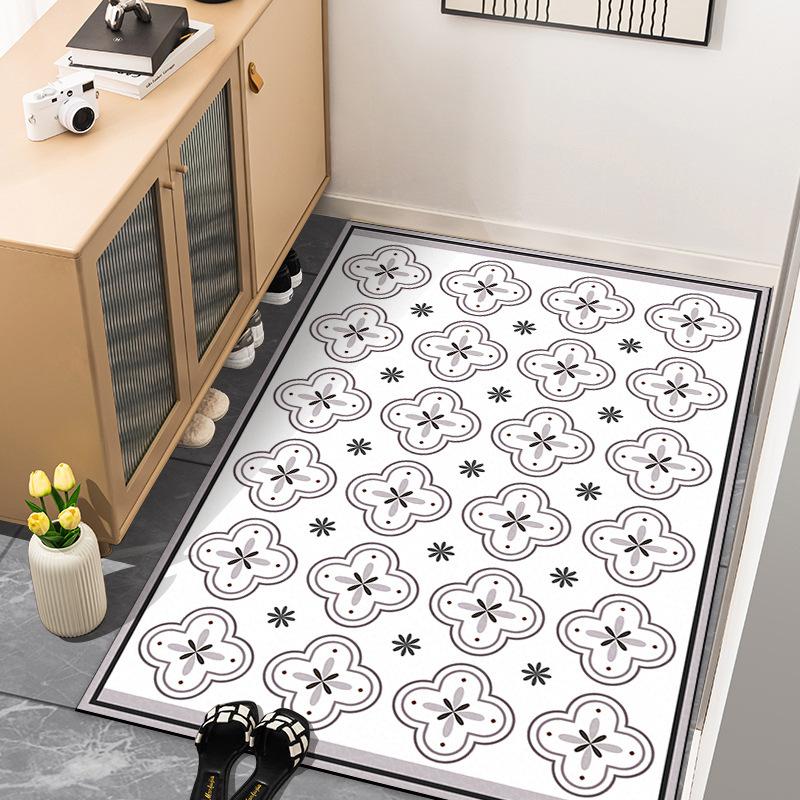 Kitchen Non-slip Mat Simple Absorbent Oil Absorbent Long Anti-dirty Foot Mat Entry Bathroom Bathroom Door Anti-fall