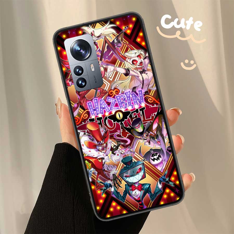 Anime H-Hazbin-H-Hotel Phone Case For Xiaomi 14 F7 Ultra Mi 15 Poco M6 M5S F6 F5 F3 X7 X6 X5 X3 11T 10T Pro 11 Lite Cover Coque