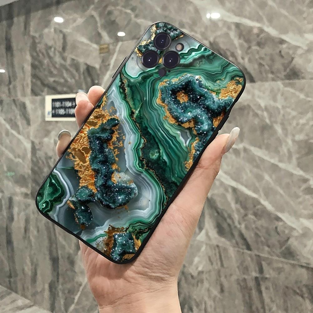 Marble Phone Case For iPhone 15 14 11 12 13 Mini Pro XS Max Cover 6 7 8 Plus X XR SE 2020 Funda Shell