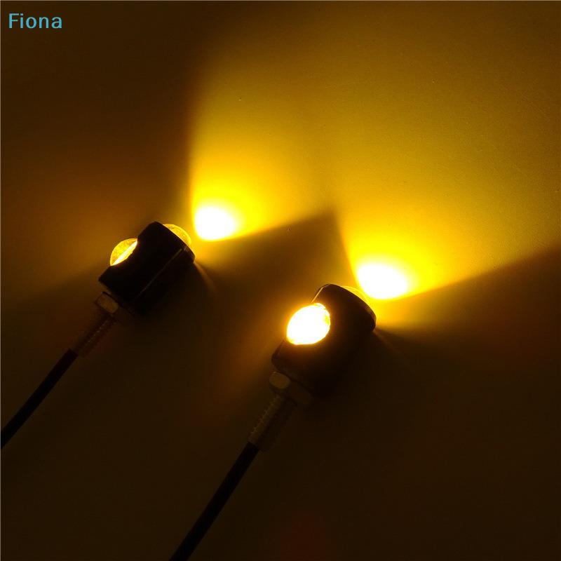 2Pcs Motorcycle LED License Plate Lights - Mini Bolt-On LED Lights for Bike, Scooter & Car License Plate Illumination