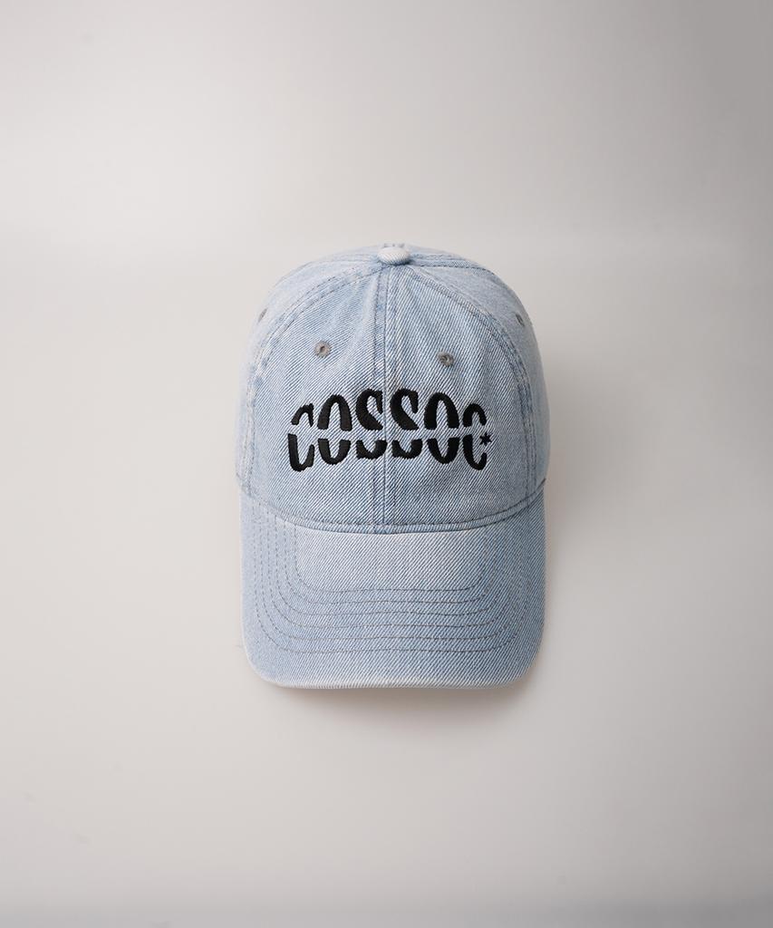 Koso Text Logo Denim Washed Ball Cap (3 Colors)