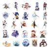 10/30/50pcs Genshin Impact Cartoon Game Stickers Cute Anime Girl Character Sticker DIY Skateboard Notebook Phone Decals Toy Gift