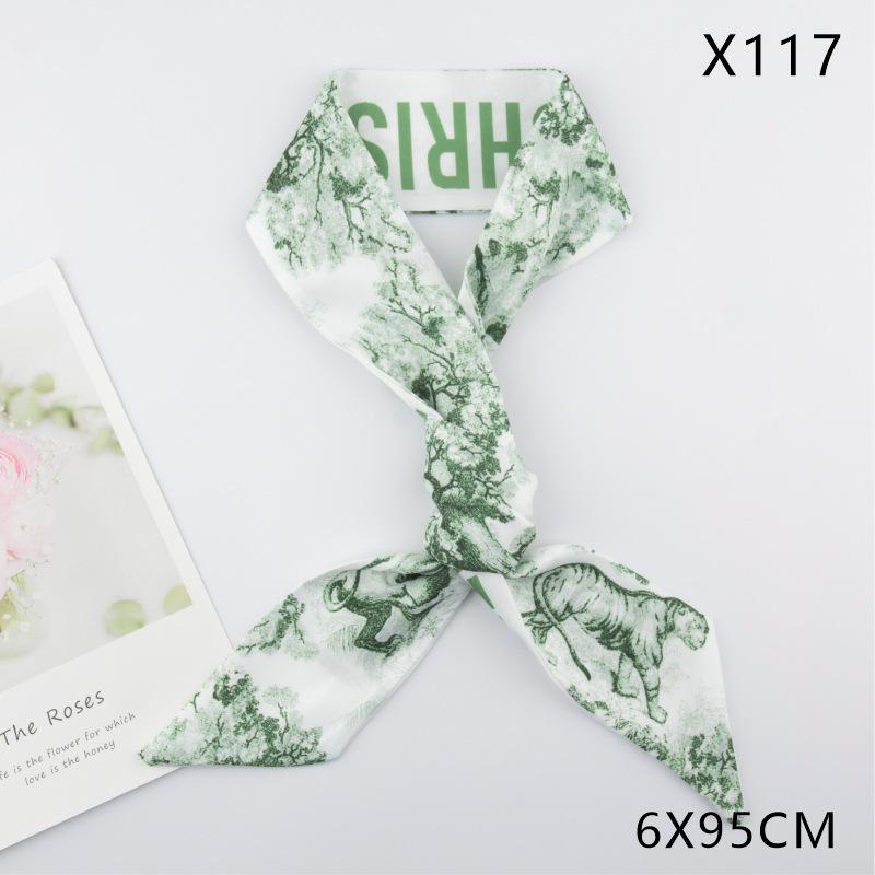 Versatile Vintage Silk Scarf: Hair Tie, Headband, Bag Accessory