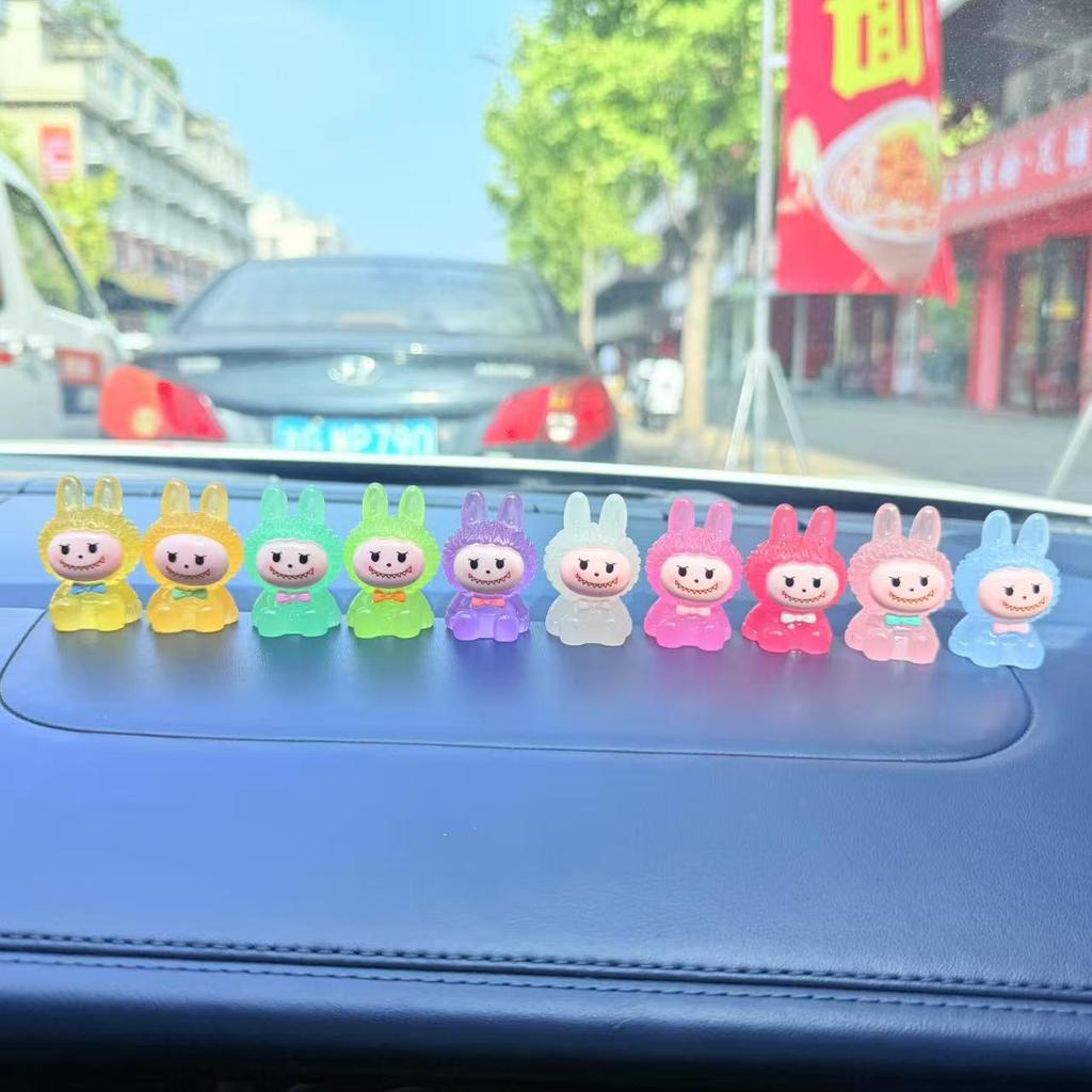 10pcs Car Accessories, Center Console, Car Display Screen, Cute Decoration, Interior Decoration