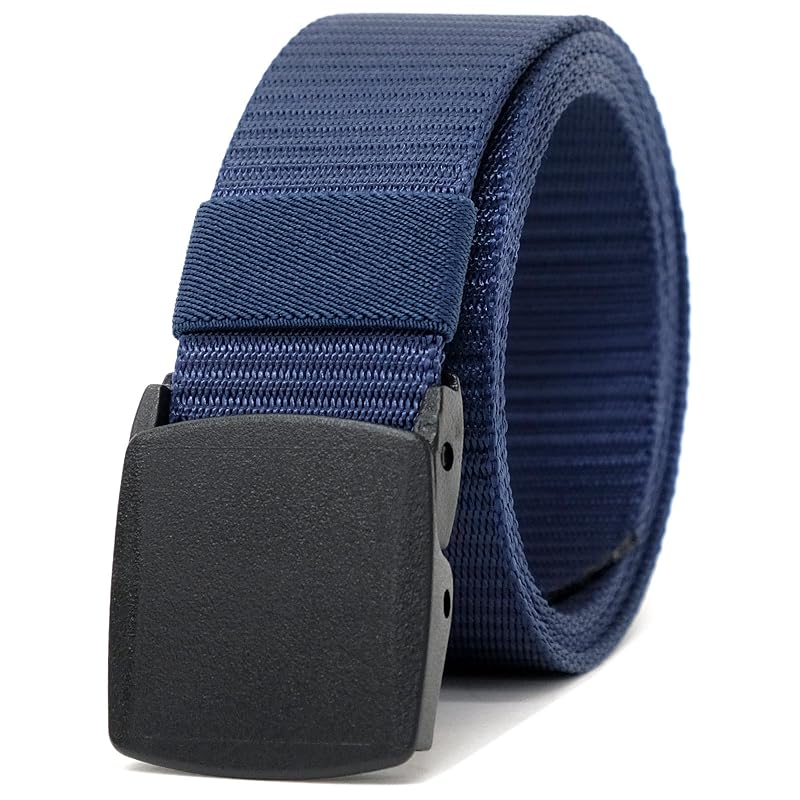

[BEEL] veil nylon belt work clothes lightweight free size military waist sports buckle student For work navy