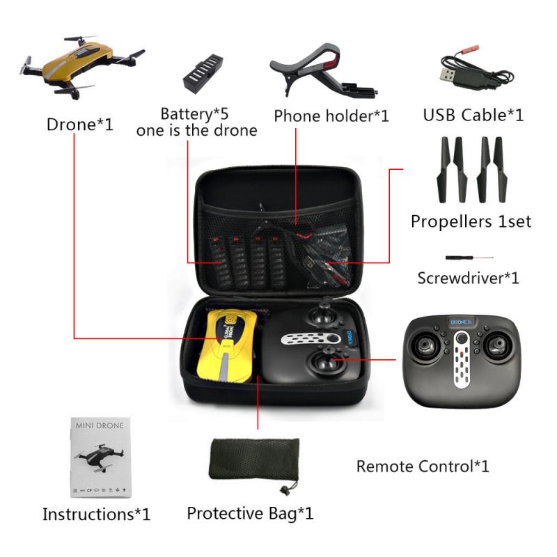 E58/JY018/JY019/GW58/X6/E010/E010S/E013/E50 Foldable Arm RC FPV Drone Handbag Carrying Case Box Bag